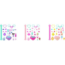 Polly Pocket Modes komplekts STYLE KEYCHAIN KIT &ndash; LIELS (2) 1 GAB.