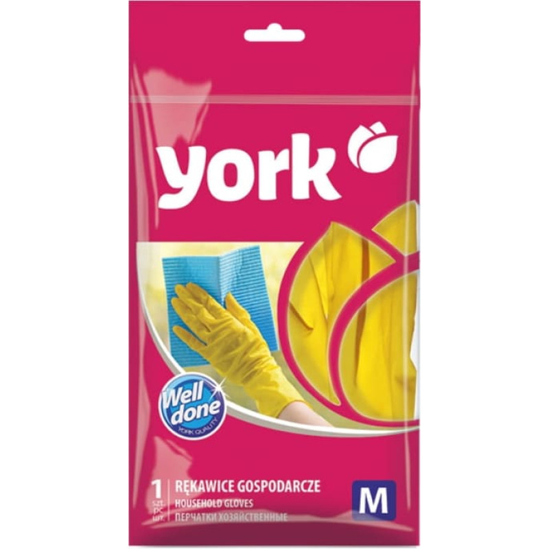 York Gumijas cimdi M