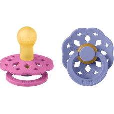 Bibs Boheme SS26 Mānekļi no dabiskā kaučuka Bubblegum /Peri 0-6m 2pcs