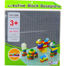 Alusplaat ehitusklotsidele 25,5 x 25,5 cm, hall