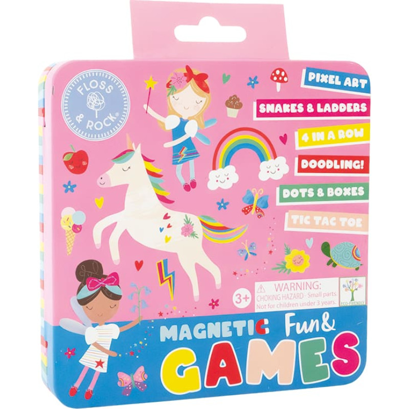 Floss & Rock Magnētiskā spēle 6in1, Varavīksnes feja