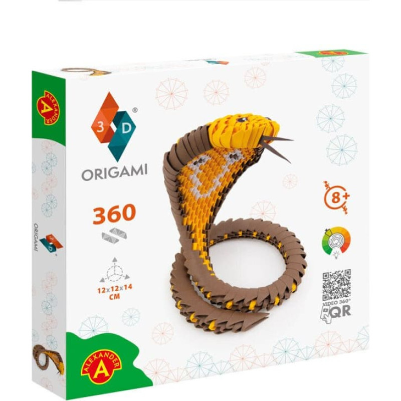 Alexander Origami 3D konstruktors - Kobra