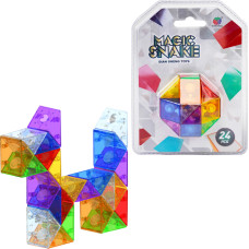 UKŁADANKA LOGICZNA KOLOROWA WĄŻ 24 ELEM.