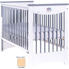 Drewex gultiņa LAURA balta ar atvilktni 120x60 cm