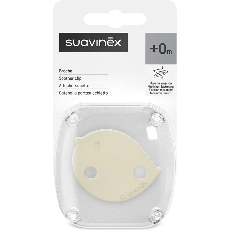 Suavinex Knupja klipsis Birdies Beige