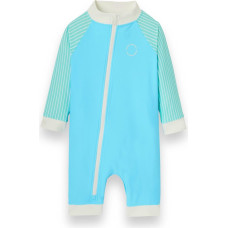 Kietla ICONIC peldkostīms ar UPF 50+ saules aizsargaudumu un UV sensoru, 6&ndash;12 mēne&scaron;i, Blue Stripes