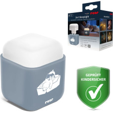 Reer 2in1 SleepLight pārnēsājama naktslampiņa, grey/blue