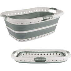 Beldray LA072979GRNFEU7 37 L Collapsible Hip Hugger Laundry Basket