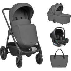 Stroller 3in1 with carrycot Modena Dark Grey 2027