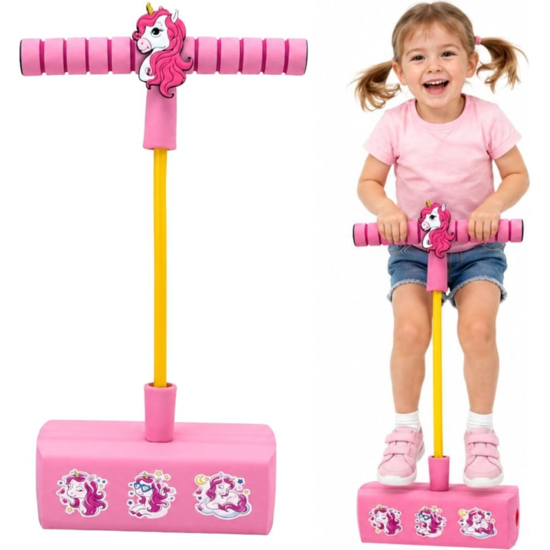 Woopie Foam Pogo Jumper for Kids for Jumping, Squeaking, Balance Training