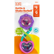 BRIGHT STARTS grabulis–graužamrotaļlieta Rattle and Shake Barbell, 8672