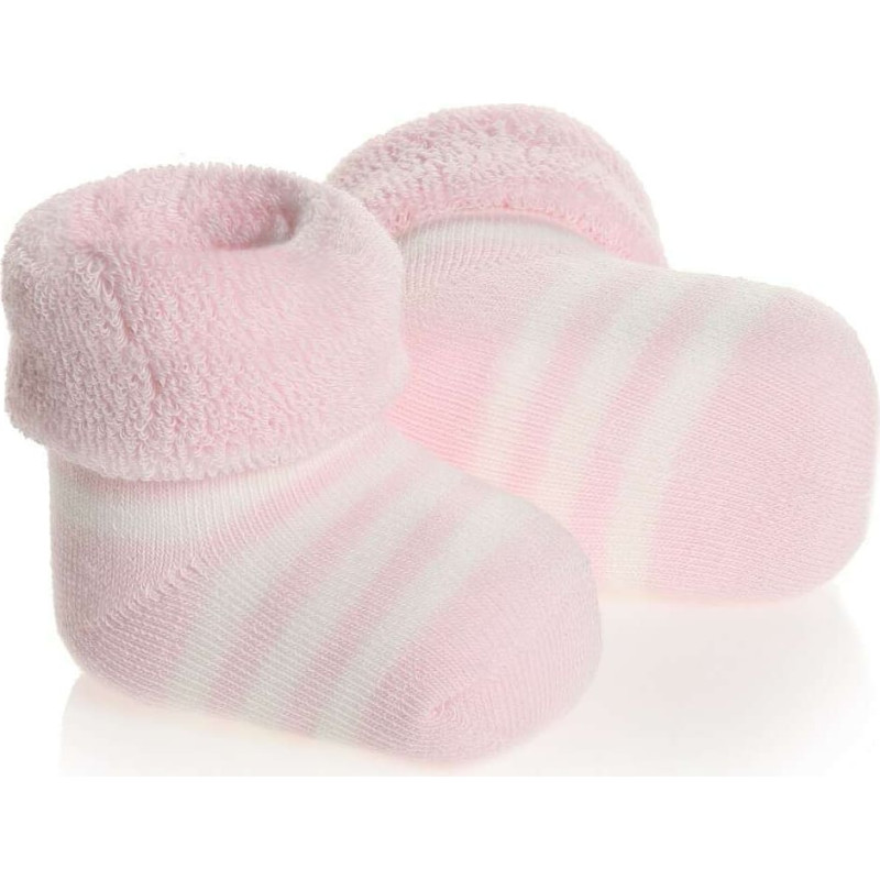 La Bebe ™ Natural Eco Cotton Baby Socks Art.135036 Rose Dabīgas kokvilnas mazuļu zeķītes/zekes [made in Estonia]