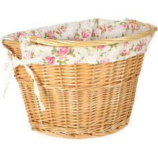 Pīts grozs velosipēda priekšējam grozam austs ziedu ieliktnis