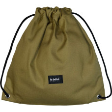 La Bebe ™ Sport Bag Art.142908 Khaki  Bērnu soma rotaļlietām, sporta piederumiem un ceļošanai no 100% kokvilnas (sporta maisiņš)