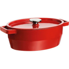 Pyrex Katls 5.8L PYREX ovāls čuguna 33cm/sarkans