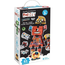 Czuczu 6843762 Puzzle 65 el. Roboty 3+