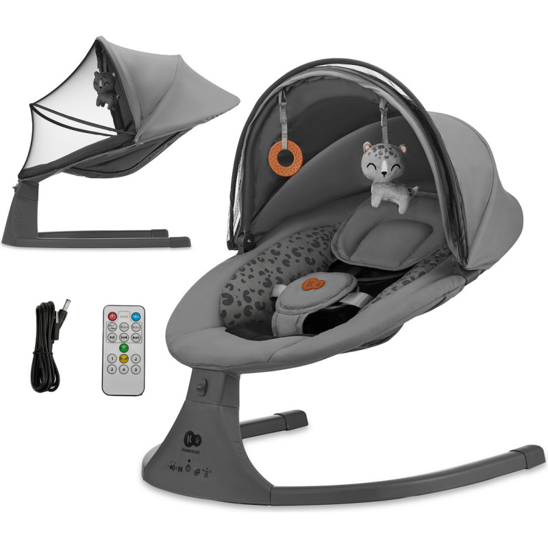 Kinderkraft Bujaczek LUMI 2 dark grey