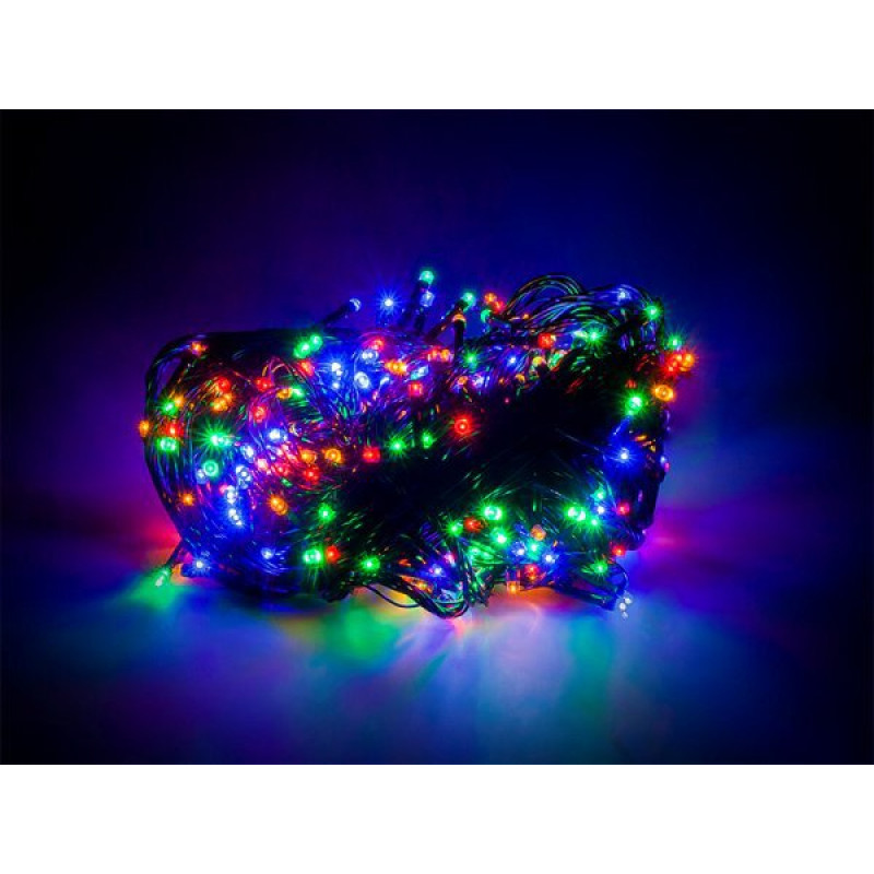 Minikid Lampiņu virtene 500LED multikolor (8 režīmi)