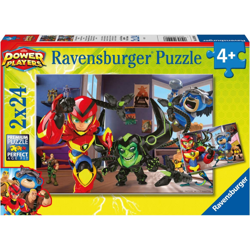 Ravensburger puzzle Spielzeughelden in Aktion 2x24p 5190