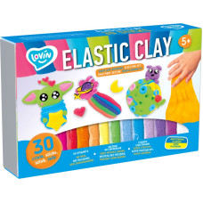 Moon Light Clay Radošais komplekts Modelēšanas mīkla (lēkājošais plastilīns) Elastic 30 gab.