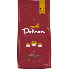 Delcon Barība pieaugušiem suņiem REGULAR PLUS ar jēra gaļu / 3 kg