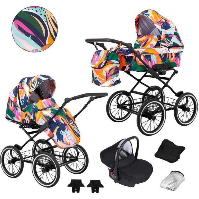 Romantic Baby Pram 3in1