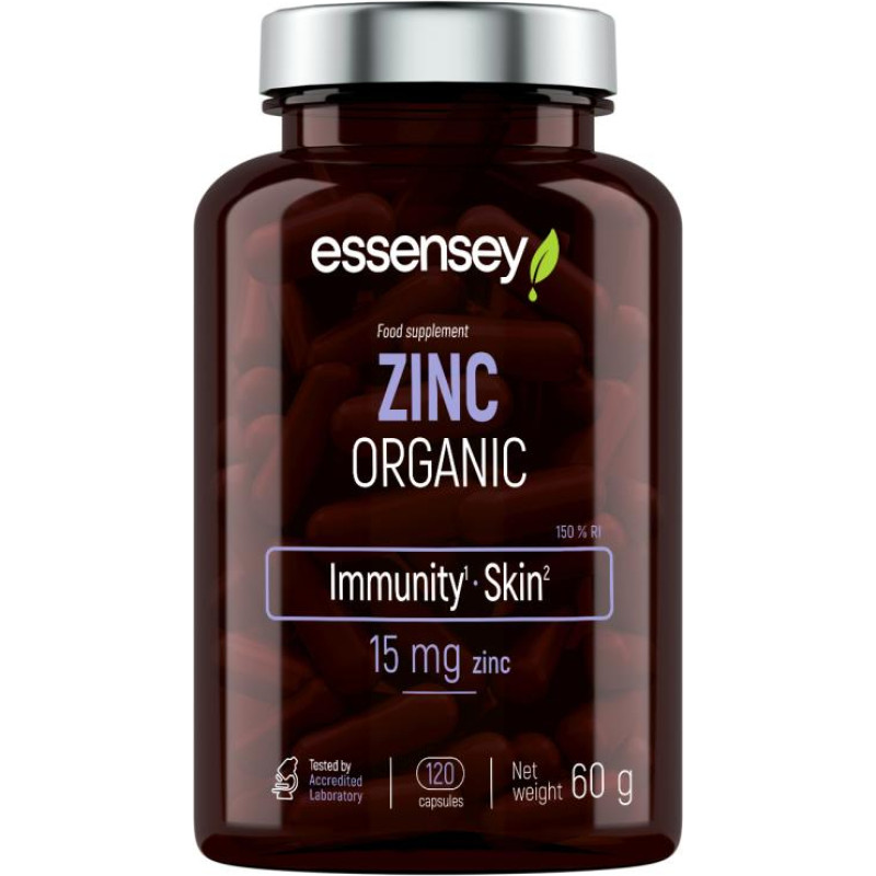 Trec Mineraalikapslid TREC ESSENSEY ZINC ORGANIC 120 kapslit