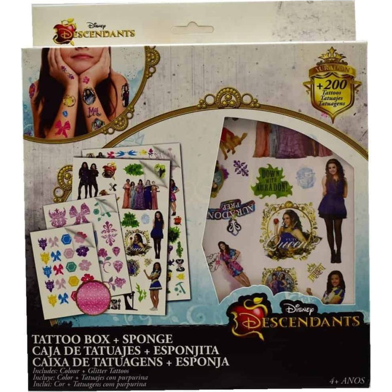 HIPO 91845 Pagaidu tetovējumi DISNEY DESCENDANTS