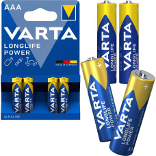 VARTA sārma baterija LR03/AAA 4 gab.