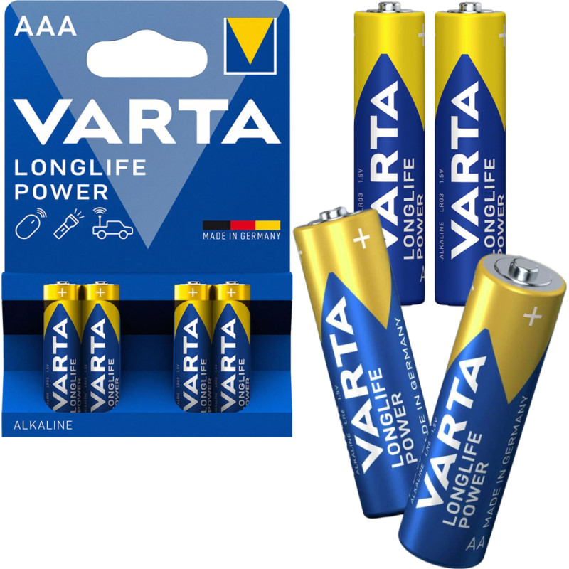 VARTA sārma baterija LR03/AAA 4 gab.