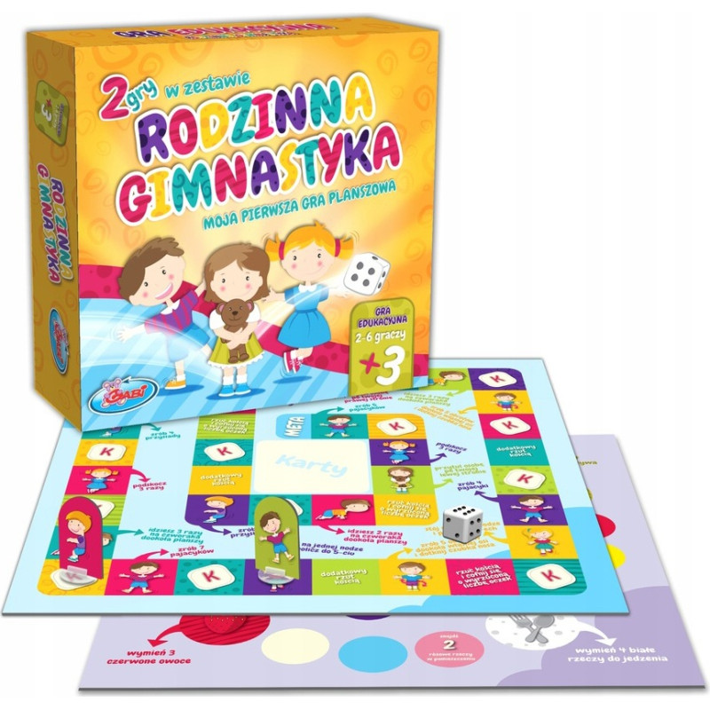 Ģimenes spēle GIMNASTIKA, KRĀSAINI