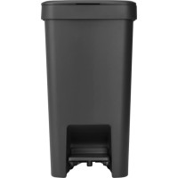 Brabantia atkritumu tvertne ar pedāli StepUp,16 l, Dark Grey - 800306