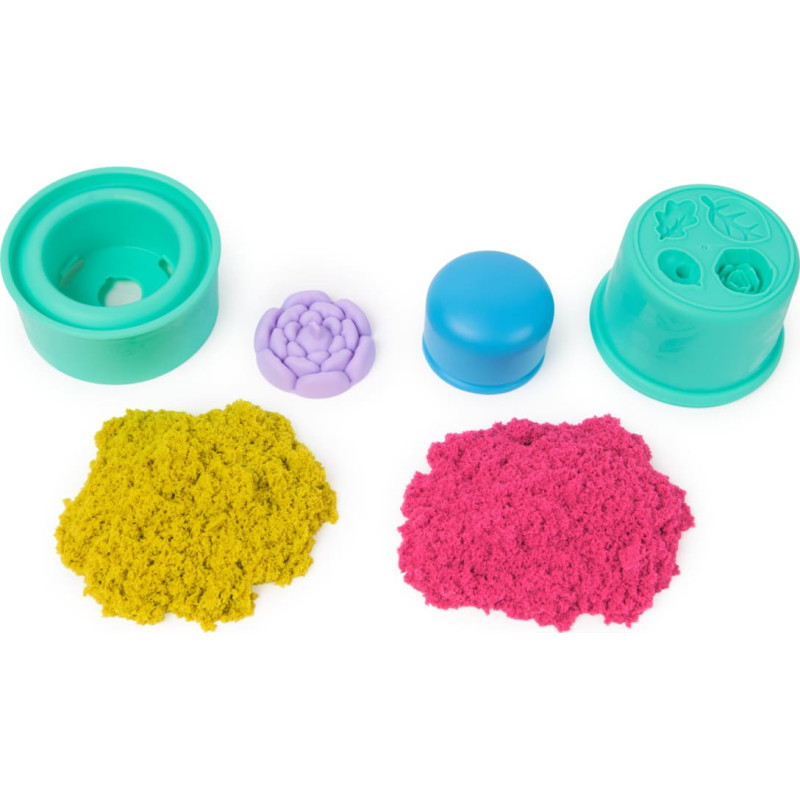 Kinetic Sand Rotaļu komplekts „Spiežamie ziediņi”