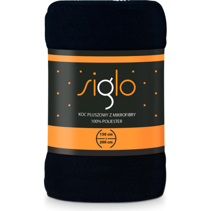 KOC SIGLO 150X200 CZARNY 240g/m2 POLIESTER