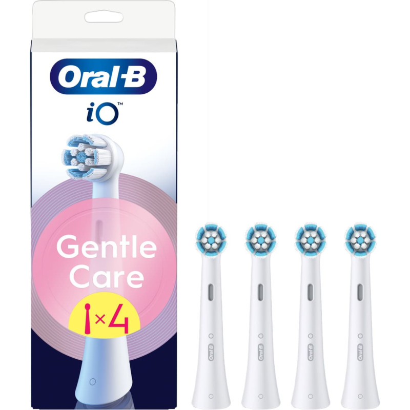 Braun SWF-4 Oral-B GentleCare white zobu birstes uzgaļi, 4 Gab - iO RB SWF-4