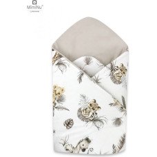 Miminu KIECZMERSKI Rożek niemowlęcy usztywniony 75x75 cm KOLEKCJA Sawanna