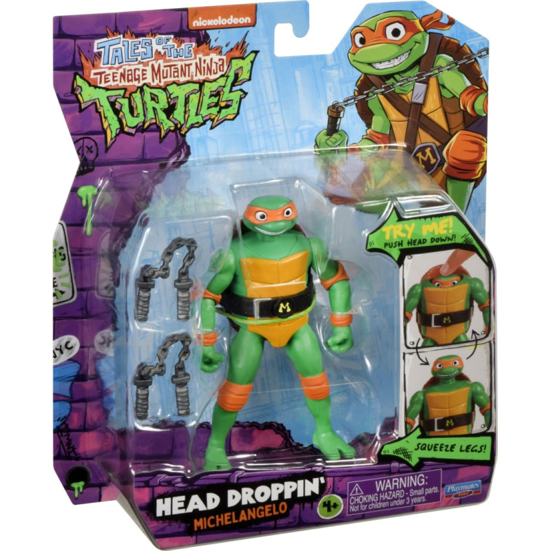 Tmnt figūriņa Head Dropping Michelangelo, 83306