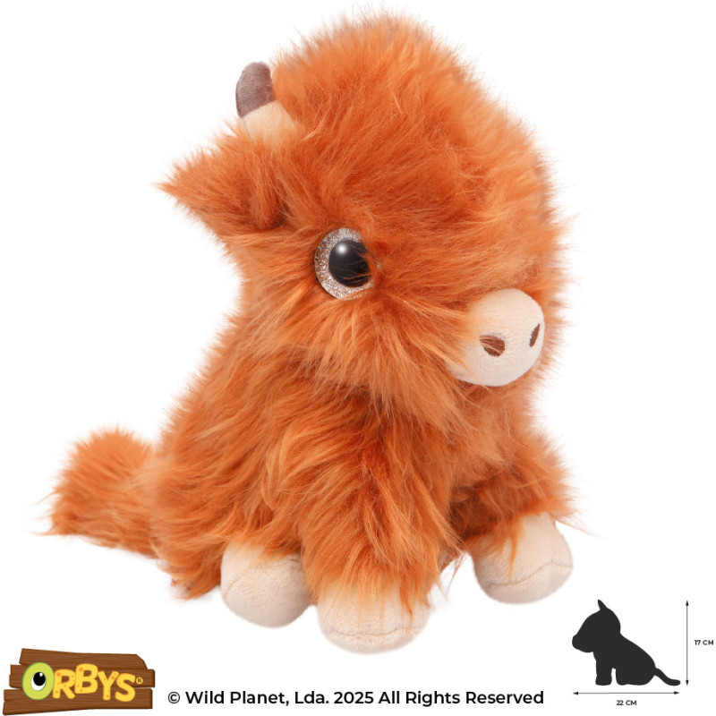 Wild Planet pehme mänguasi Highland Cow