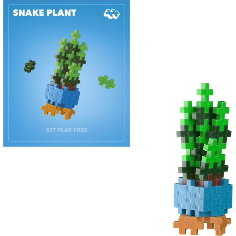 Plus Plus konstruktors AUGI - trīsjoslu sansevierija