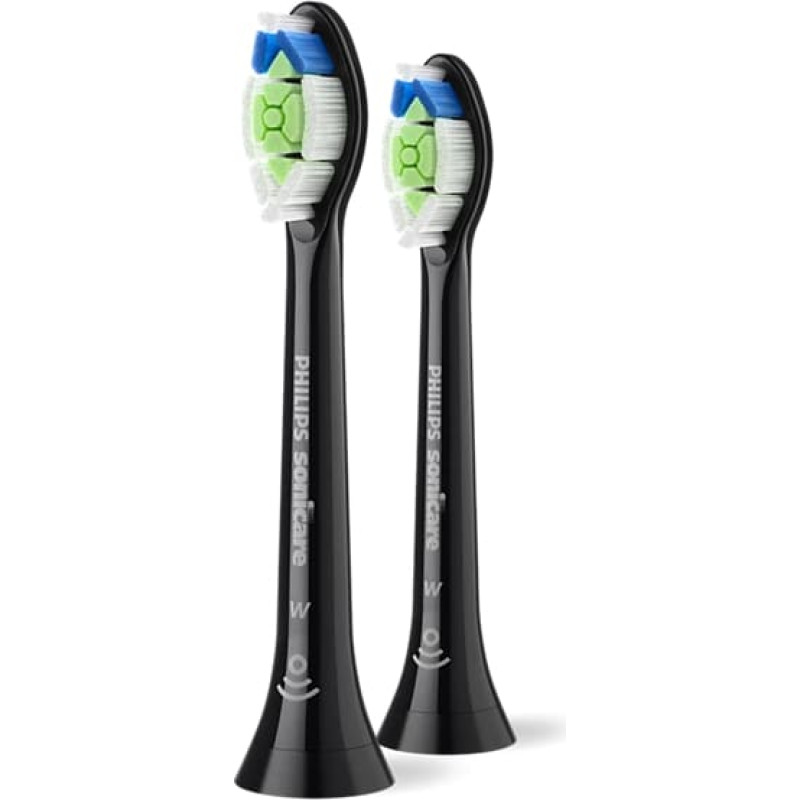 Philips Sonicare Optimal White birstes uzgaļi (2gab.), melns - HX6062/88