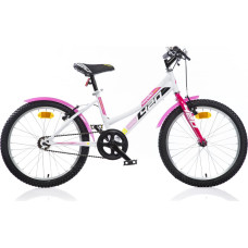 Dino Bikes Bērnu velosipēds 20'' ''420 SPORT'', balts/rozā
