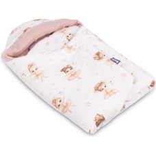 Sensillo MUSLIN CARRY-COT SWADDLE BLANKET BALLERINAS PINK
