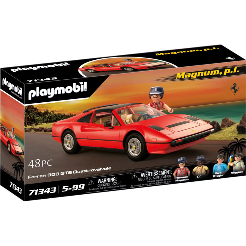 Playmobil MOVIE CAR Magnum, p.i. Ferrari 308 71343