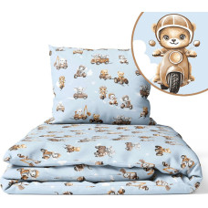 Ankras Cover set - 2 pcs - 120x90, 40x60  - ANIMALS in the TRAVEL