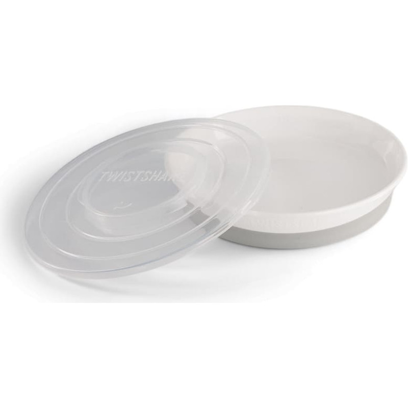 Twistshake Plate 6+m White 78167