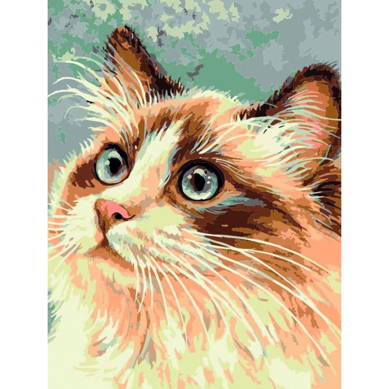 Flamingo Line Painting by the numbers - 50876 - KOT - size 40x30 cm