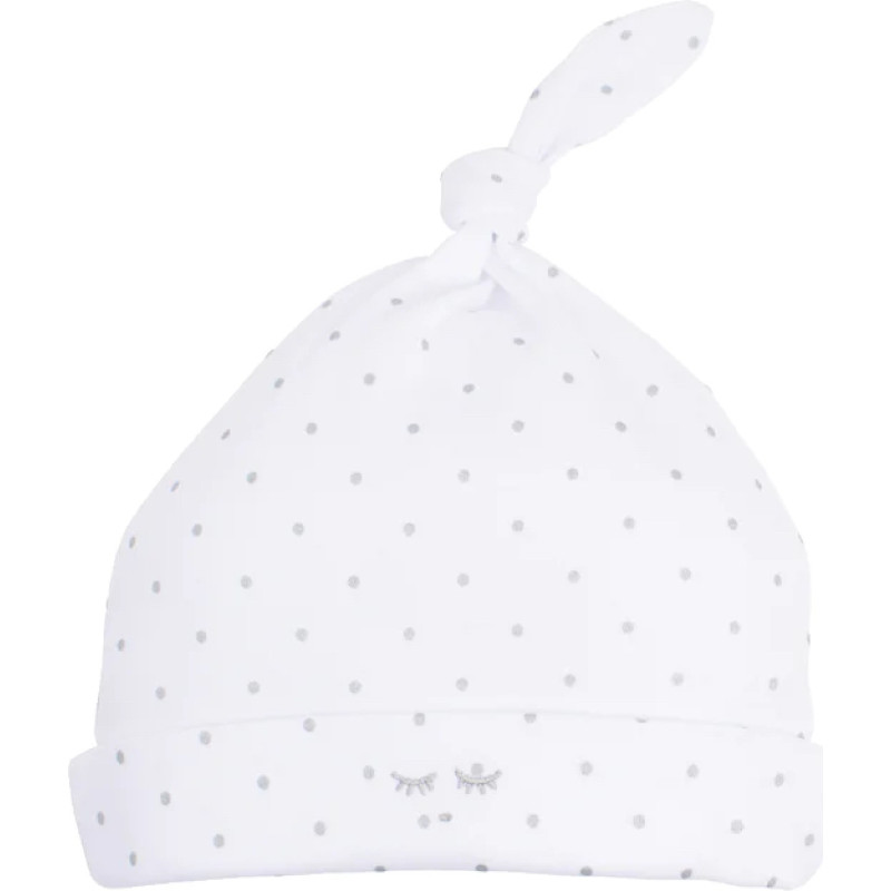 Livly Clothing Plāna cepurīte Livly, Saturday Tossie hat white/silver dots