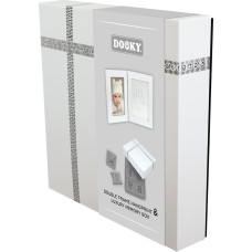 Dooky Dāvanu komplekts - Rāmis ar mazuļa nospiedumiem un atmiņu kastīte (maza)