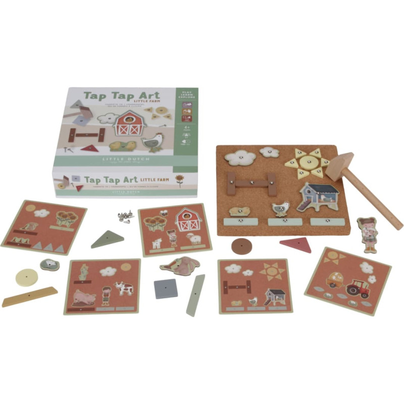 Little Dutch Tap tap art set &acute;Little Farm&acute;