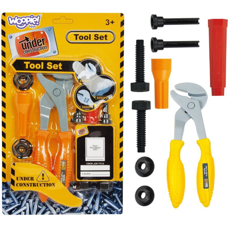 Woopie Zestaw Narzędzi Małego Majsterkowicza Szczypce Nastawne